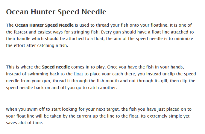 speed needle details