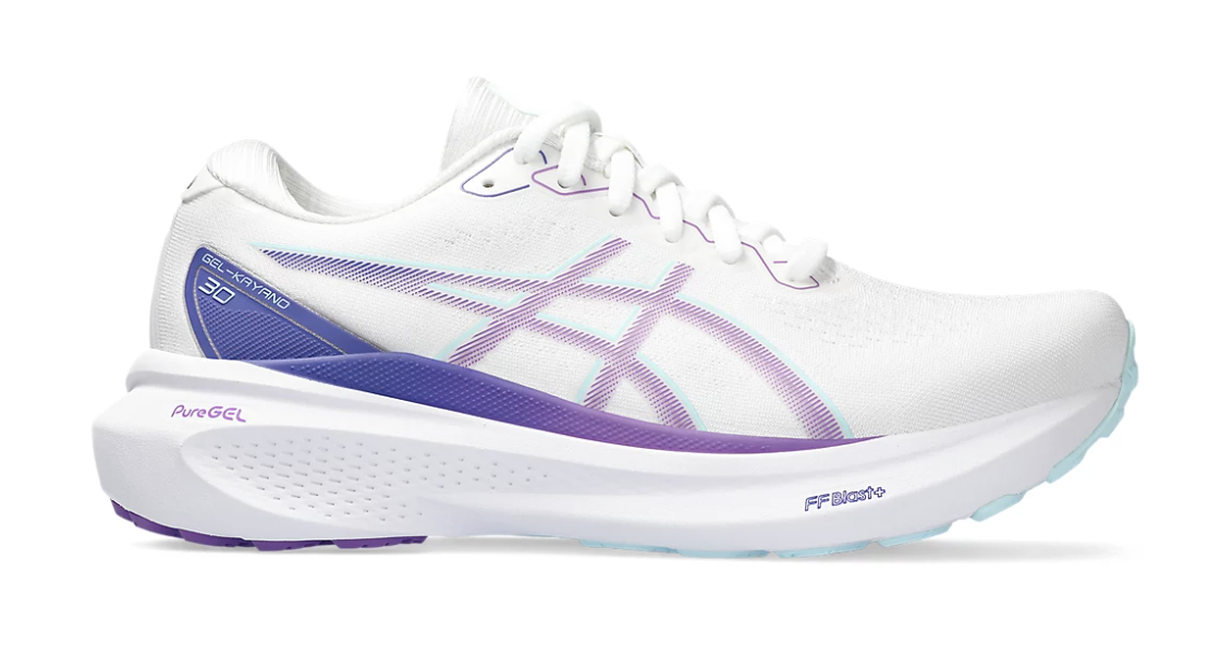 Asics Gel-Kayano 30 | Womens | White Cyber Grape