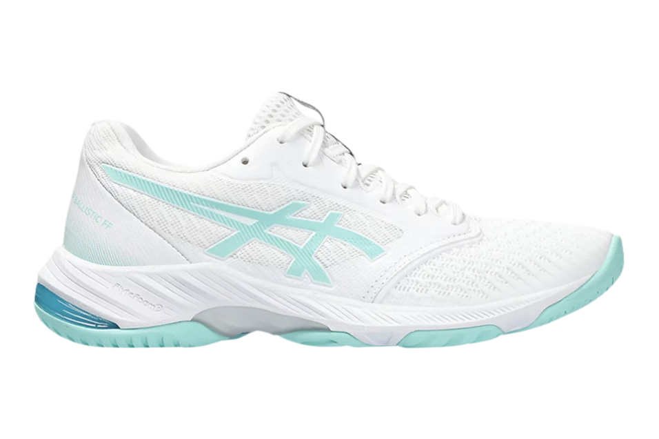 Asics Netburner Ballistic FF 3 | Womens | White Turquoise