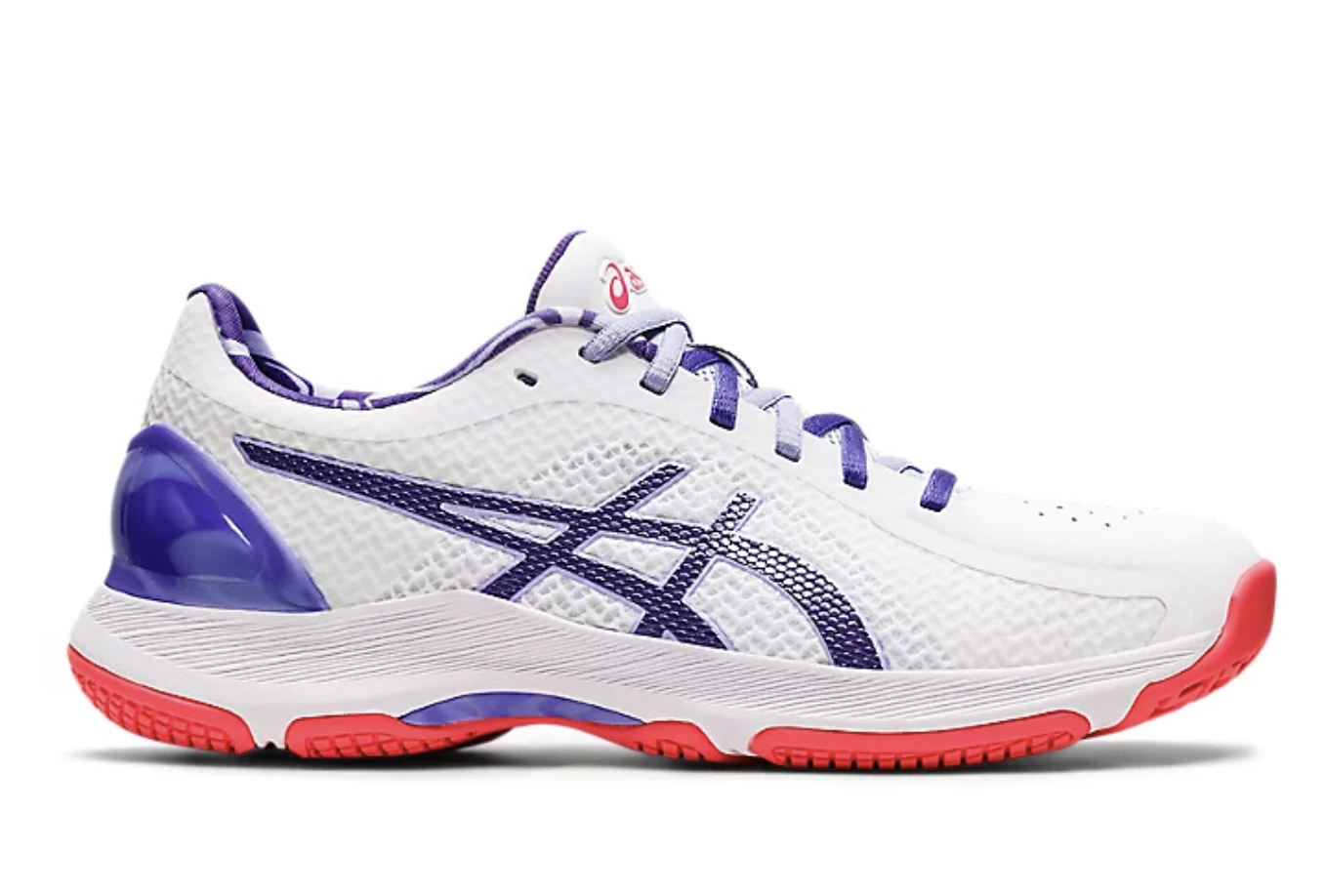 Asics Netburner Super FF | Womens | White Gentry Purple