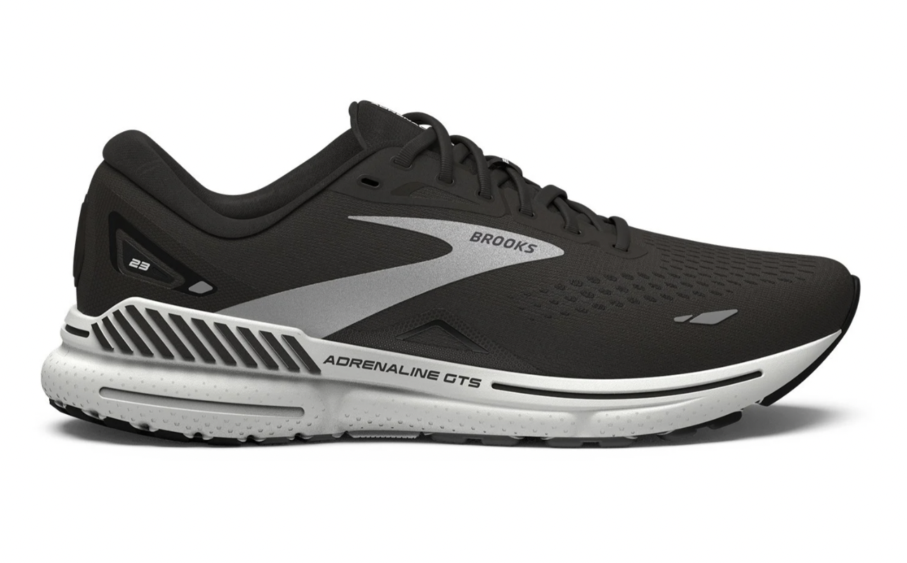 Brooks Adrenaline GTS 23 | Mens | Black White Silver