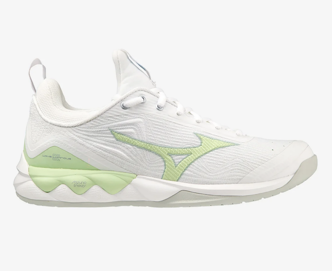 Mizuno Wave Luminous 2 NB | Womens | White Patnia Green