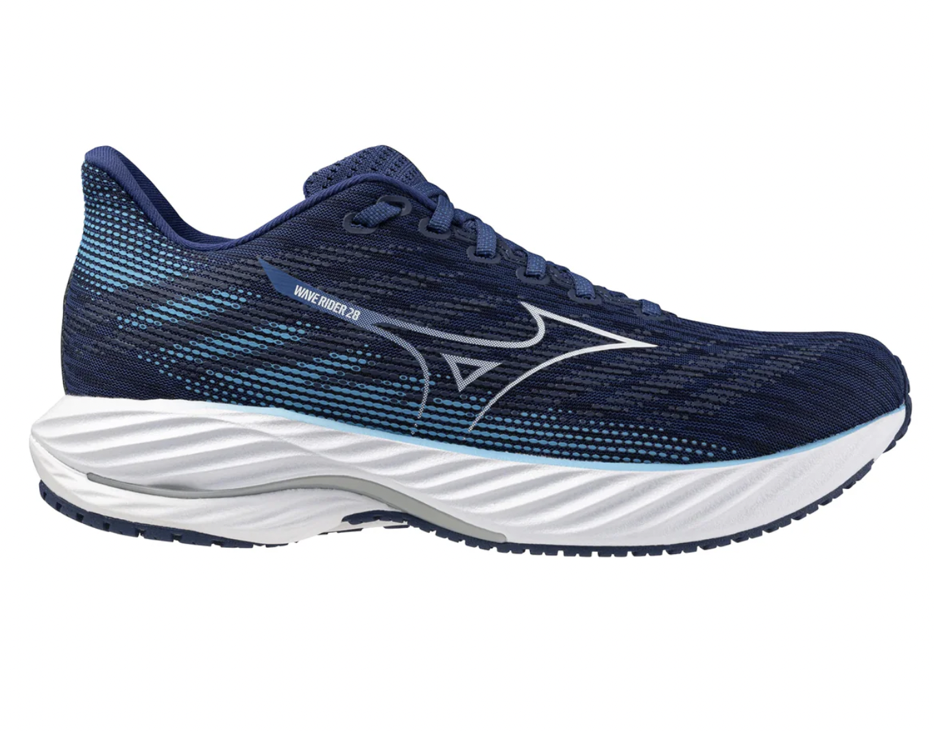 Mizuno Wave Rider 28 | Mens |Estate Blue River Blue