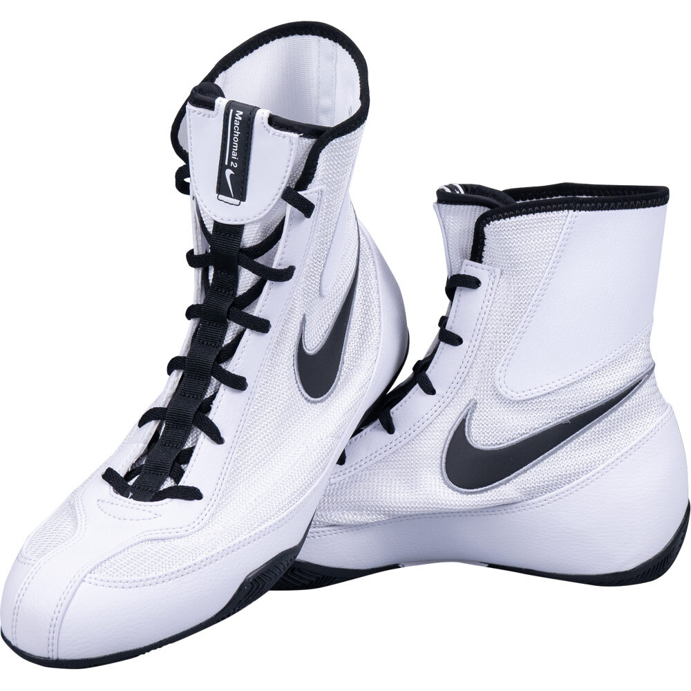 Nike Machomai 2 Boxing Shoes White/Black-Wolf Grey