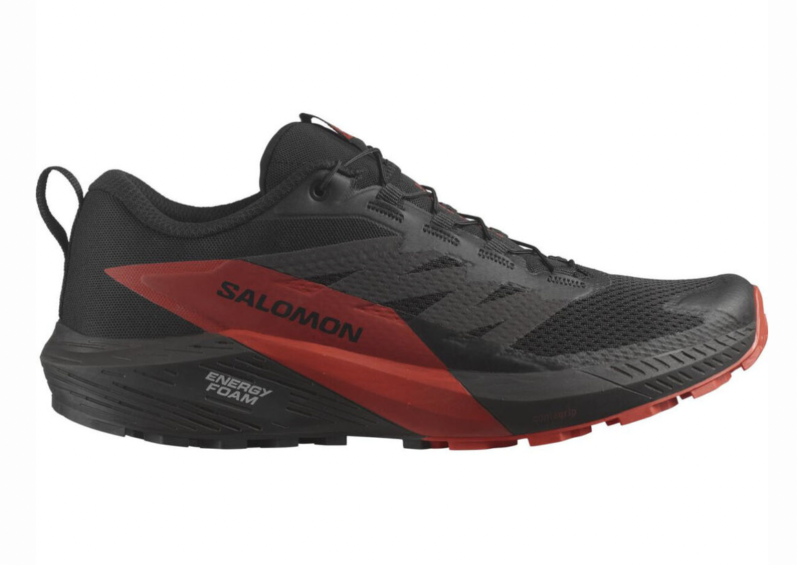 Salomon Sense Ride 5 | Mens | Black Fiery Red Black