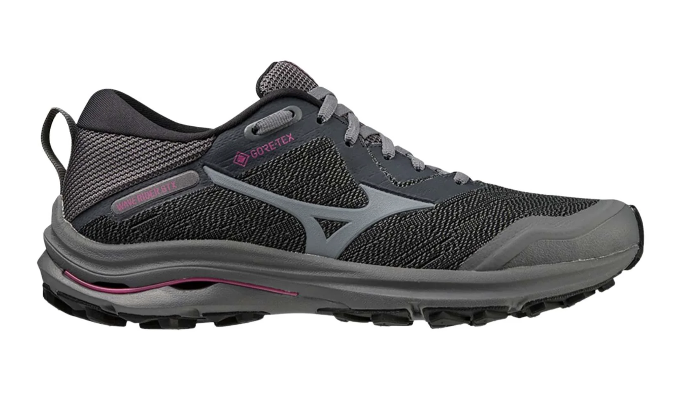 Mizuno Wave Rider GTX D | Womens | Grey Pink