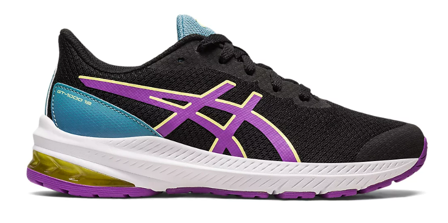 Asics GT-1000 12 GS | Kids | Black Cyber Grape