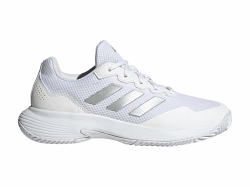 Adidas Game Court 2 | Womens | White Silver White