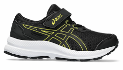 Asics Contend 8 PS | Kids | Black Bright Yellow