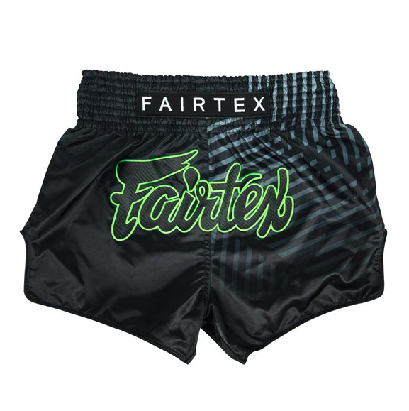 Fairtex BS1924 Racer Black Muay Thai Shorts