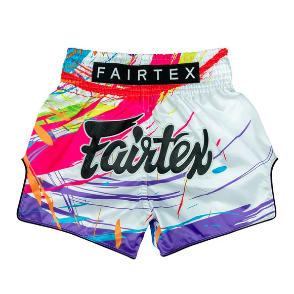 Fairtex BS1933 World Music White Muay Thai Shorts