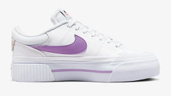 Nike Court Legacy Lift | Womens | White Purple