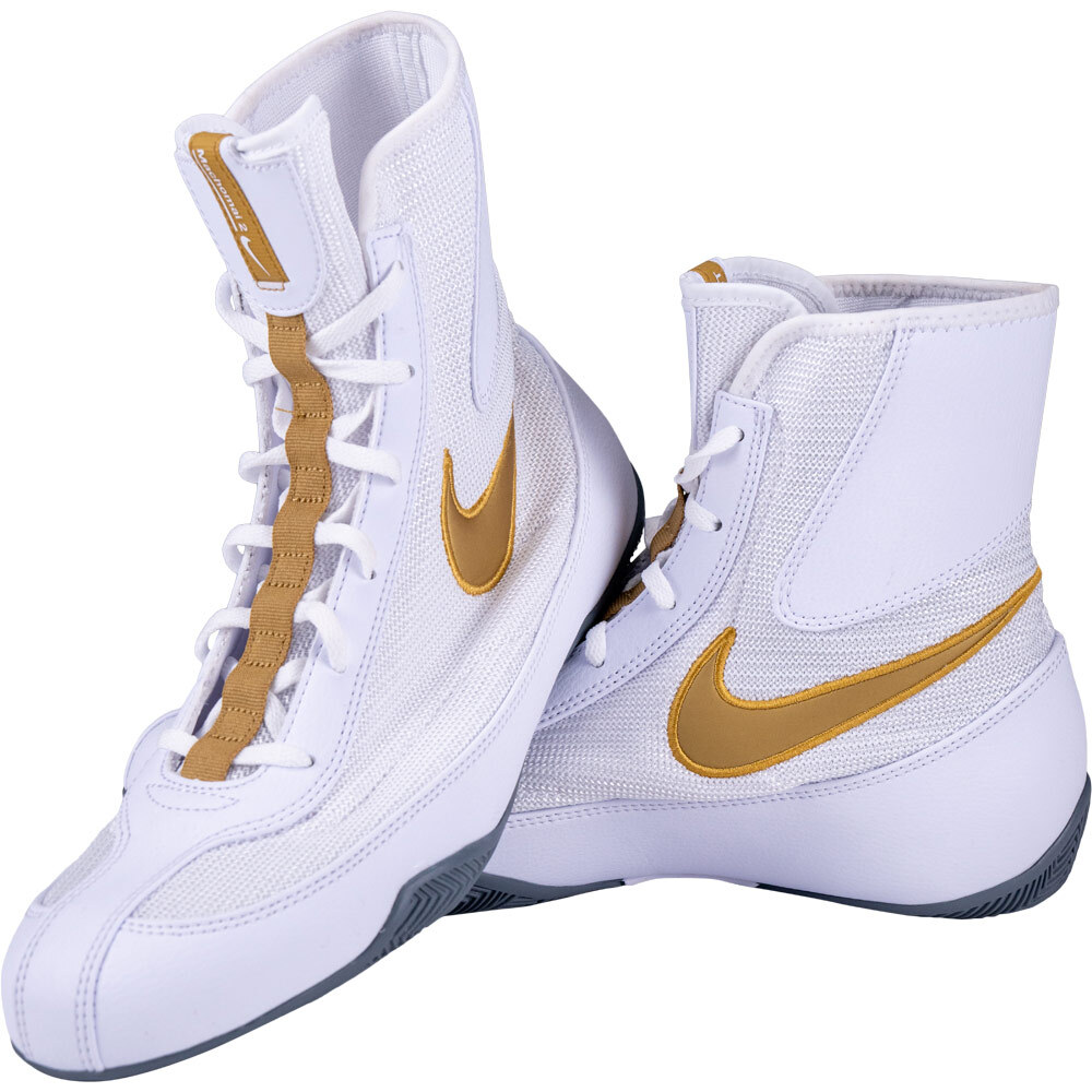 Nike Machomai 2 Boxing Shoes White/Gold