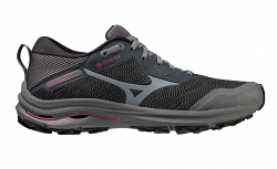 Mizuno Wave Rider GTX D | Womens | Grey Pink